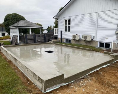 Travaux de béton